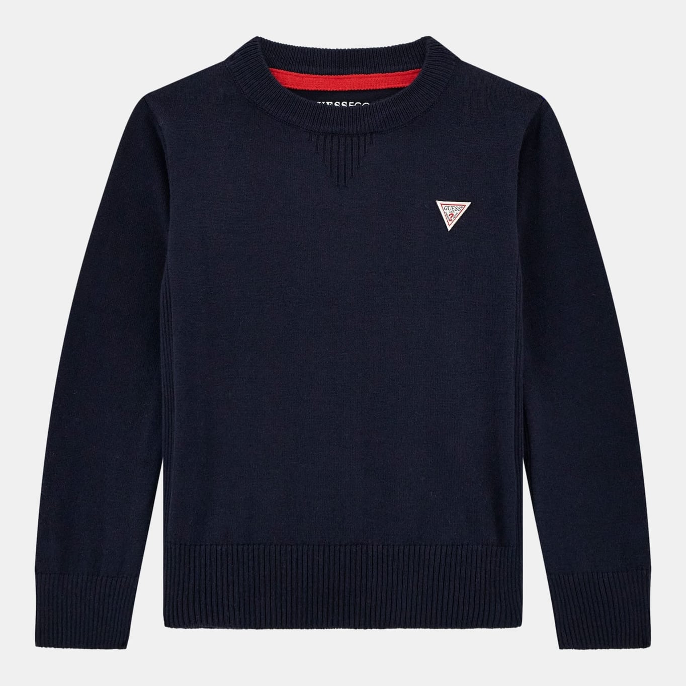 N0YR04Z2VV0-G7V2-BKY193-0_22 GUESS LS SWEATER CORE ΠΛΕΚΤΟ NAVY ΜΠΛΟΥΖΑ - Image 1