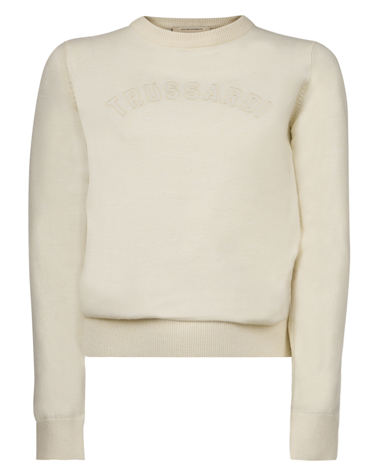 TGA26004MA TRUSSARDI SWEATER MEGREZ OFF-WHITE ΦΟΥΤΕΡ ΜΠΛΟΥΖΑ - Image 1