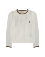 TRUSSARDI SWEATER ALLICE OFF-WHITE ΠΟΥΛΟΒΕΡ
