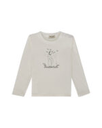 TRUSSARDI LS T-SHIRT SONPET WHITE ΜΠΛΟΥΖΑ