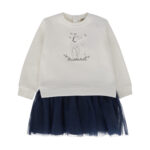 TRUSSARDI MIDI DRESS FLEECE KHEDIO ΦΟΡΕΜΑ
