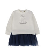 TRUSSARDI MIDI DRESS FLEECE KHEDIO ΦΟΡΕΜΑ