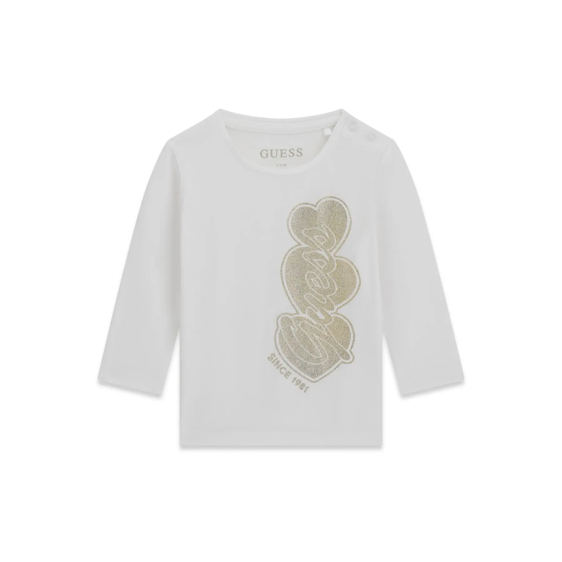 guess-k6yi16-k3695-g011-pure-white-1 GUESS LS T-SHIRT LOGO HEART WHITE ΜΠΛΟΥΖΑ - Image 1