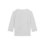 GUESS LS T-SHIRT LOGO HEART WHITE ΜΠΛΟΥΖΑ - Image 2