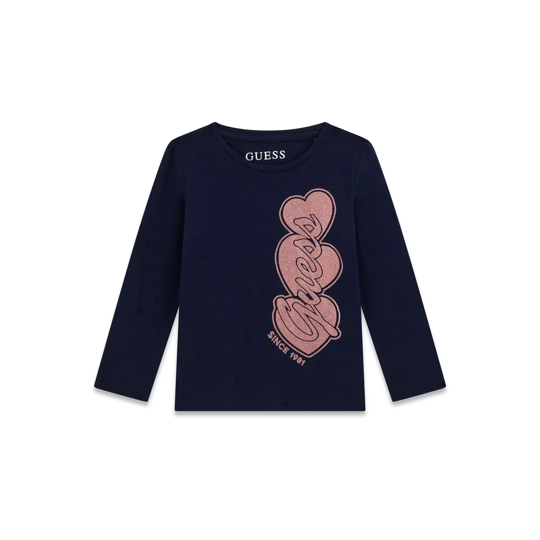 guess-k6yi16-k3695-g77g-suiting-blue-3 GUESS LS T-SHIRT LOGO HEART NAVY ΜΠΛΟΥΖΑ - Image 1