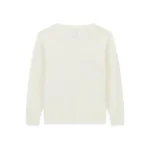 GUESS LS SWEATER LOGO BEIGE ΠΟΥΛΟΒΕΡ - Image 2