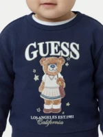 GUESS BEAR LS ACTIVE NAVY ΦΟΥΤΕΡ ΜΠΛΟΥΖΑ - Image 4