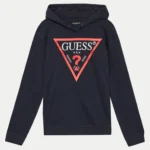 GUESS LS HOODED FLEECE CORE NAVY ΦΟΥΤΕΡ ΜΠΛΟΥΖΑ