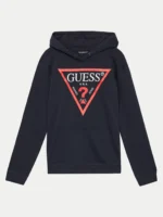 GUESS LS HOODED FLEECE CORE NAVY ΦΟΥΤΕΡ ΜΠΛΟΥΖΑ