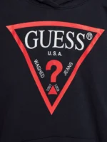GUESS LS HOODED FLEECE CORE NAVY ΦΟΥΤΕΡ ΜΠΛΟΥΖΑ - Image 3