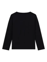 GUESS LS T-SHIRT LOGO BLACK ΜΠΛΟΥΖΑ - Image 2