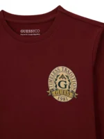 GUESS LS T-SHIRT TIMELESS TRADITION RED ΜΠΛΟΥΖΑ - Image 3