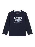 GUESS LS T-SHIRT AUTHENTIC NAVY ΜΠΛΟΥΖΑ