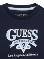 GUESS LS T-SHIRT AUTHENTIC NAVY ΜΠΛΟΥΖΑ - Image 3