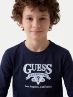 GUESS LS T-SHIRT AUTHENTIC NAVY ΜΠΛΟΥΖΑ - Image 4
