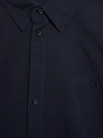 GUESS LS POPLIN ADJ. SHIRT NAVY ΠΟΥΚΑΜΙΣΟ - Image 3