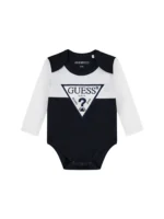 GUESS BABY SET LOGO BLACK ΠΑΝΤΕΛΟΝΙ & ΚΟΡΜΑΚΙ - Image 2
