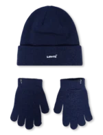 LEVI'S SET CLASSIC BEANIE NAVY ΣΚΟΥΦΑΚΙ & ΓΑΝΤΙΑ