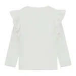 GUESS LS T-SHIRT RUFFLES WHITE ΜΠΛΟΥΖΑ - Image 2