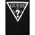 GUESS LS T-SHIRT LOGO BLACK ΜΠΛΟΥΖΑ - Image 4