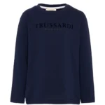TRUSSARDI LS T-SHIRT LUNGA NAVY ΜΠΛΟΥΖΑ