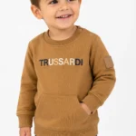 TRUSSARDI BABY LS SWEATSHIRT FELPA BROWN ΦΟΥΤΕΡ