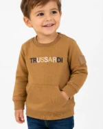 TRUSSARDI BABY LS SWEATSHIRT FELPA BROWN ΦΟΥΤΕΡ