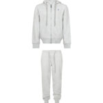 TRUSSARDI SET FELPERIA GREY ΖΑΚΕΤΑ & ΠΑΝΤΕΛΟΝΙ